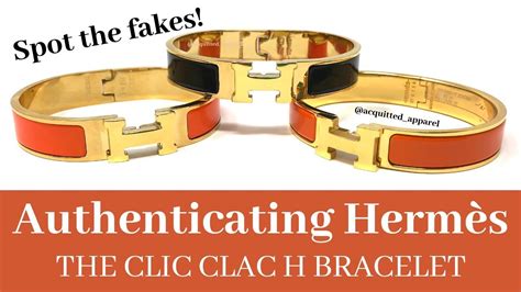 hermes clic clac real vs fake|hermes false bracelets.